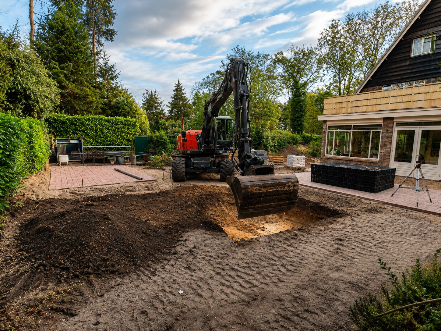 Grondwerk door JvM Hovenier